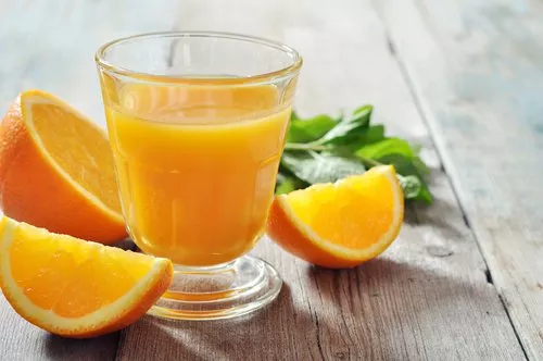 Jus d'orange pressé